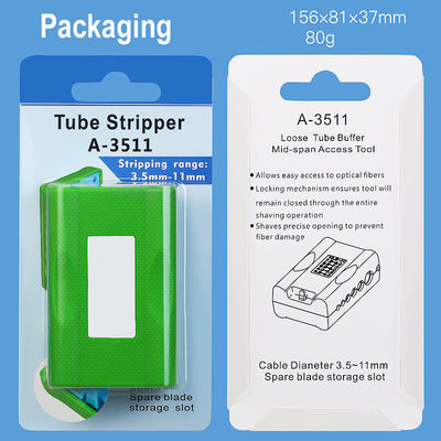 Spellacavi in fibra ottica A-3511 3,5-11mm FTTH per cavi a caduta, spellacavi ottici, taglia cavi longitudinale, spellacavi