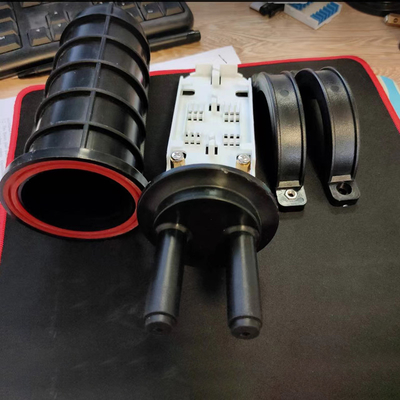 FONGKO 1 In 1 Out IP68 6 12 Cores Giunto di giunzione ottica a cupola per fibra ottica, chiusura per giunzione ottica, scatola di giunzione ottica per pozzetti