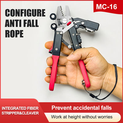 FONGKO Multifunctional Optical Fiber Stripping Pliers Fiber Optic Cable Cutter