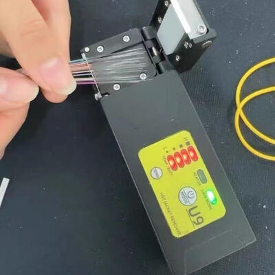 FONGKO Spelacavi a Fibra Ottica, Spellacavi Termico, Pinze Spellacavi a Filo Caldo, Spellatura a Caldo per Nastro, Strumento per Giunzione a Fusione