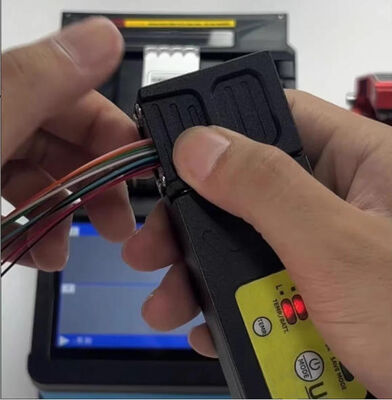 FONGKO Spelacavi a Fibra Ottica, Spellacavi Termico, Pinze Spellacavi a Filo Caldo, Spellatura a Caldo per Nastro, Strumento per Giunzione a Fusione