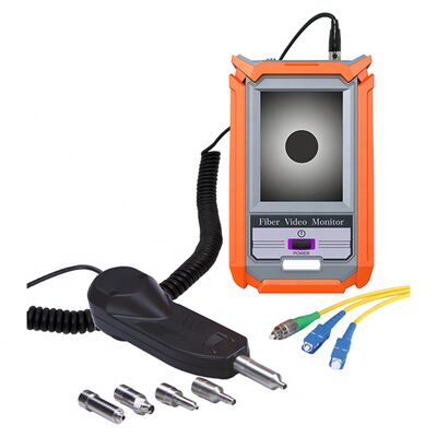 Kit di strumenti per la pulizia della faccia terminale in fibra ottica professionale FONGKO, set di ispezione in fibra ottica per telecomunicazioni
