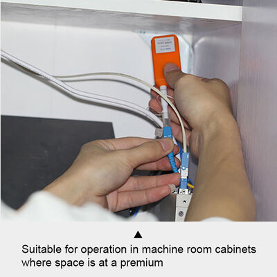 Penna di pulizia in fibra ottica FKEQU-446 CLEP-125-M per LC/MU 1.25mm con 800+ pulizie MINI Tipo Orange Color Fiber Optic Connector Cleaner