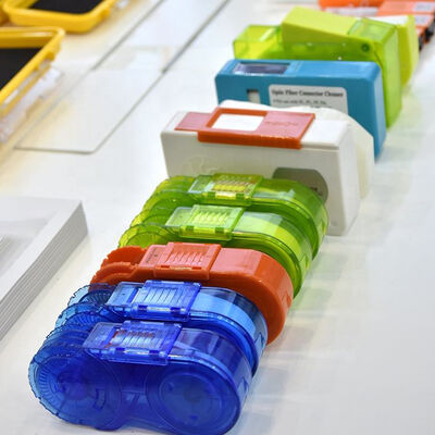 CLE-BOX-MPO per MPO/MTP 500+ Pulita Pulizzatore di bobine per connettori in fibra ottica