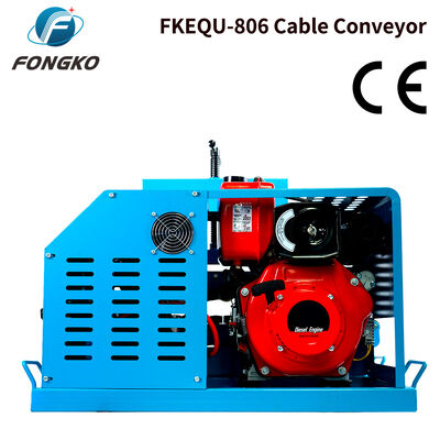 FONGKO FKEQU-806 Generatore Diesel con Avviamento Elettrico e Manuale 4~20m/min Trasportatore di Cavi 1-18cm