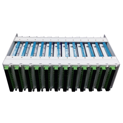 Struttura intelligente 1U Fibra ottica Cable Manager 12 Port Patch Panel OEM ignifuge