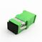 Adattatore a fibra ottica dello Sc dell'otturatore MP di Shell Simplex Adapter With Auto di verde di SC/APC