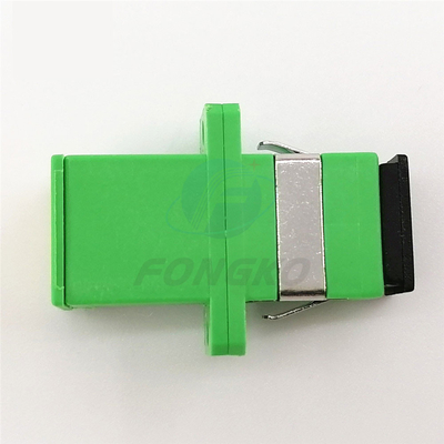 Adattatori ottici dell'adattatore del produttore dell'otturatore dello Sc APC della fibra semplice automatica ibrida di fibra ottica della flangia