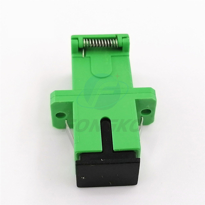 Adattatori ottici dell'adattatore del produttore dell'otturatore dello Sc APC della fibra semplice automatica ibrida di fibra ottica della flangia