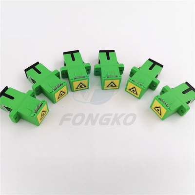 Adattatori ottici dell'adattatore del produttore dell'otturatore dello Sc APC della fibra semplice automatica ibrida di fibra ottica della flangia