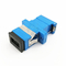 Adattatore a fibra ottica dello Sc Shell Simplex Adapter With Auto dell'otturatore blu MP di SC/UPC