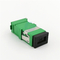 Adattatore a fibra ottica dell'adattatore semplice verde di Shell Sc /apc con l'otturatore automatico