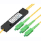 Dell'OEM del ODM FTTH di alta qualità di 1:2 SC/APC della fibra micro FBT accoppiatore ottico 1310nm o 1490nm o 1550nm di rapporto del separatore 1*2