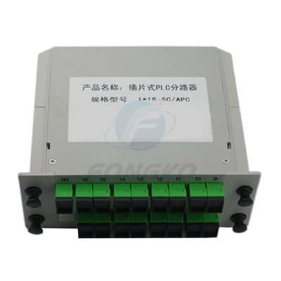 Splitter ottico Mini Type Plc Sc Apc Splitter 1X16 Insertazione ottica in fibra per Ftth