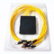 ABS a fibra ottica monomodale del separatore di Internet del Plc di Fc Upc 1x8 tipo a cassetta