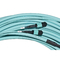 cavo ottico del tronco della fibra mista MPO del centro OM3 del 1 tester 24