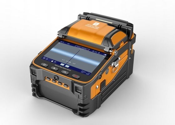 AI-9 6 Motos Splicer di fusione multilingue attrezzature in fibra ottica Splicer automatico di fusione Splicer di fusione in fibra ottica