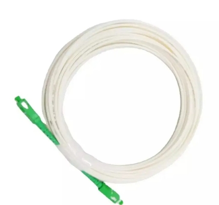 2 mm 3 mm FTTH Pigtails LSZH Cavo ottico a fibra bianca G652D G657A SC/APC Cordone di patch in fibra ottica
