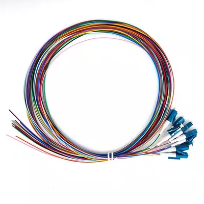 Coda a fibra ottica 12 core 0.9mm G652D PVC coda a fibra ottica LC FC SC ST UPC APC coda a fibra ottica