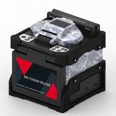 Fibra di fusione Splicing Machine Fibra ottica Splicer Fibra ottica attrezzature 6 Motore