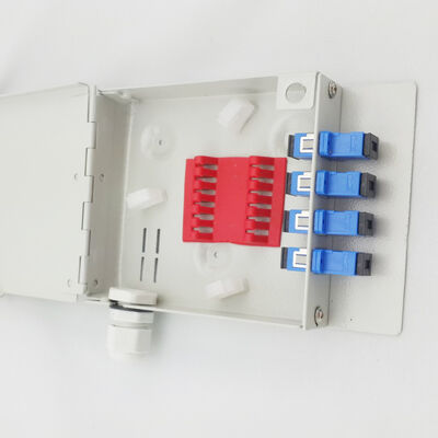 FONGKO 4 Core Outdoor Terminal Box Fibra FTTH Din Ferrovia montata Fibra Termination Box
