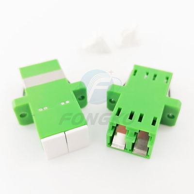 Adattatore a fibra ottica duplex di singolo modo con la flangia LC APC