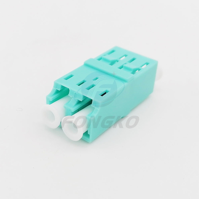 Duplex LC all'adattatore di fibra ottica Unibody Shell di plastica dell'accoppiatore di LC OM3